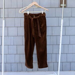 Antik Batik High Waist Brown Corduroy Pants Trousers